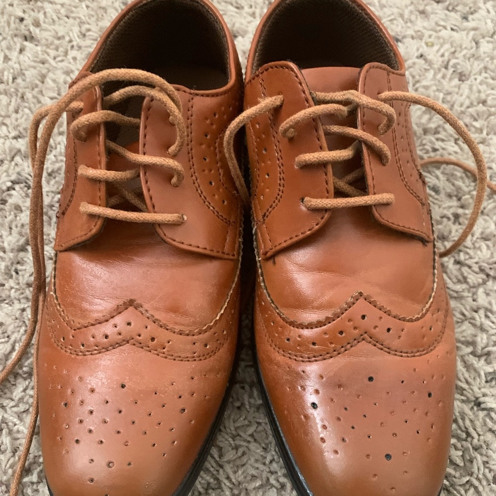 Deer Stag boys church shoes